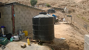 'onze' watertanks in gebruik